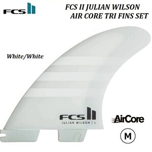 yKiE L[z_[v[gz FCS II FIN THRUSTERS FCS II JW PC AirCore Tri Fin set MEDIUM - M WHITE/WHITE Julian Wilson 's GtV[GX 2 c[ WA EB\ zCg  GARA 