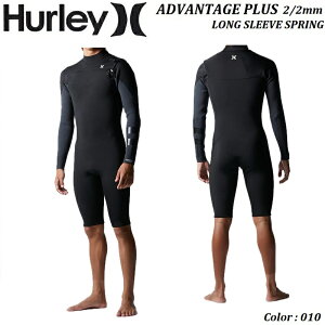 y Ki WptBbg zY 2025 HURLEY WETSUITS n[[ EFbgX[c ADVANTAGE PLUS 2/2 mm O XvO BLK 010 Black  Ahoe[W V[W L/S SPRING SUIT Xv l j J