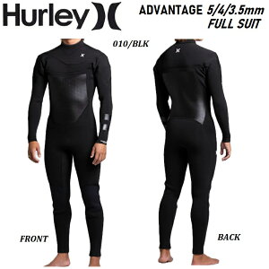 Ki WptBbgy Y z2025/2026 HURLEY WETSUITS n[[ EFbgX[c ADVANTAGE 5/4/3.5mm FULL SUITS BLK 010 Black FA25 Ahoe[W Z~hC tX[c XL o[ l j MENS 