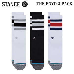 �ySTANCE/�X�^���X�z ���������K�i�� THE BOYD 3 PACK 3���Z�b�g 3���p�b�N 3�F�Z�b�g S/22.0-24.5cm L/25.5-29.0cm �����Y ���f�B�[�X �j�� ���� �N���[�\�b�N�X �\�b�N�X �C�� MULTI �}���` A556A21TB3