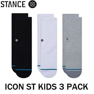 �ySTANCE/�X�^���X�z ���������K�i�� ICON ST KIDS 3 PACK K556A20ICO MULTI �L�b�Y �W���j�A �q�� �N���[ 3���Z�b�g �C�� �J�W���A�� ���C�t�X�^�C�� �X�J�� �X�g���[�g �X�P�[�g S M L 14.0-16.5cm 16.5-19.5cm 19.