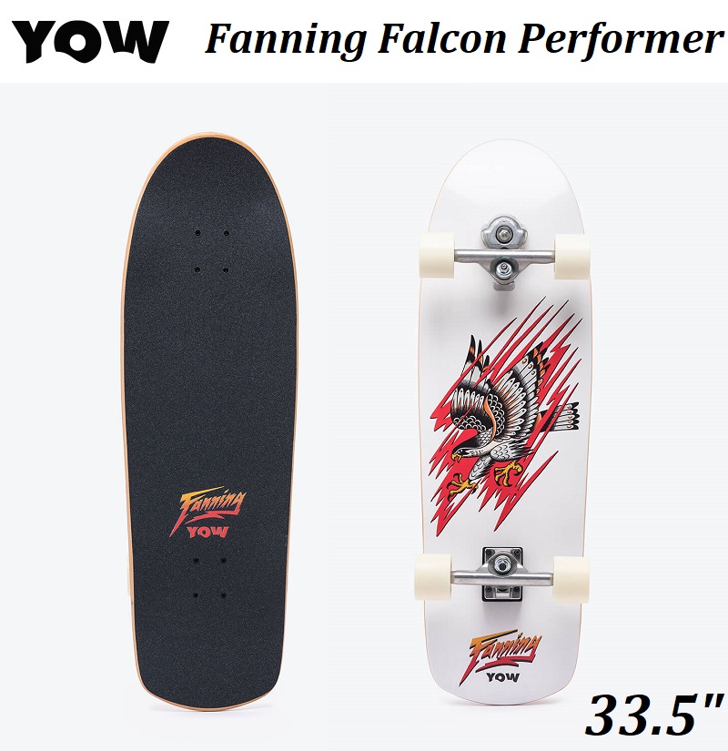 国内正規品 / 2022 YOW SURF SKATES Fanning Falcon Performer 33.5