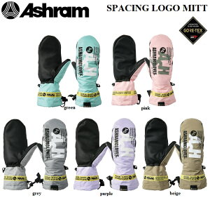 y  zy 2022 2023 ASHRAM GLOVES z SPACING LOGO MITT XyCVOS ~bg ~g GORE-TEX grey purple beige pink green AV O[uX SAebNX Xm[{[h Xm{  GLOVE O[