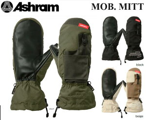 y 2023 2024 ASHRAM GLOVES z MOB. MITT GORE-TEX AV O[uX u ~g ~bg SAebNX Xm[{[h Xm{  Y fB[X GLOVE O[u T[t Xm[ 23-24 23/24 olive black be