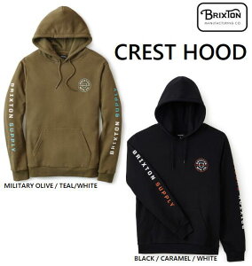 �y BRIXTON / �u���N�X�g�� �z �y�������K�i�z (21HO) CREST HOOD �N���X�g �t�[�h BCRMW MOLTW ���� �X�E�F�b�g �t�[�h �p�[�J�[ �v���I�[�o�[ �t�[�f�B�[ �g�b�v�X �����Y ���f�B�[�X �T�[�t�B�� �X�P