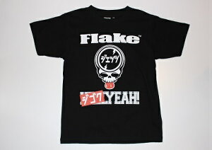 【レターパックライト指定で 全国一律送料360円】【 FLAKE × Jets コラボレーション 】 G-Dead TEE フレイク ジェッツ コラボ スケートボード スケート ブランド フレイク 半袖TEE ティシャツ キッ