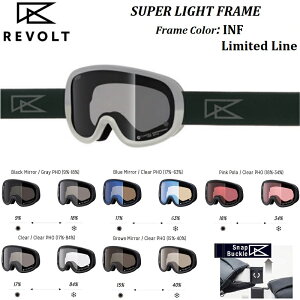 TyKiEWptBbgzi 25-26 REVOLT SNOW GOGGLE SUPER LIGHT FRAME INF Limited {g Xm[ S[O X[p[ Cg t[ O[  Ό Y Blue Clear Brown Pink POL Mirro