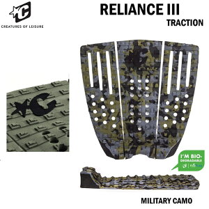 �y �������� �������K�i �zCREATURES OF LEISURE RELIANCE III MILITARY CAMO EcoPure Traction DECK GRIP PAD �N���G�[�`���[�Y �����C�A���X �X���[ 3 �s�[�X �O���b�v �f�b�L�p�b�h �g���N�V���� �p�b�` �T�[�t�B
