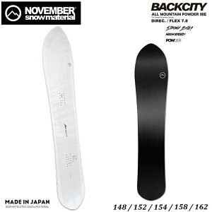  [\yjbgJo[T[rXz25-26NOVEMBER SNOWBOARDS BACK CITY 148 152 154 158 162 pE_[ {[h mxo[ m[xo[ Xm[{[h obNVeB[ OGASAKA  Y t[ 