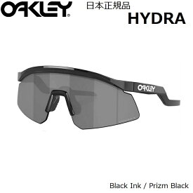 【 日本正規品 】2023 OAKLEY HYDRA Black Ink / Prizm Black SUNGLASS オークリー オークレー ハイドラ Hi Bridge Fit ハイブリッジフィット サングラス ブラック インク プリズム ブラック ロード ミラー サーフィン ランニング マラソン ゴルフ OO9229-0137 929901