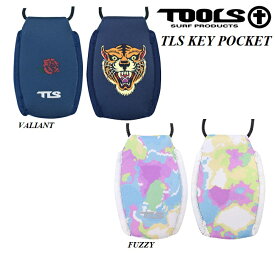 TOOLS / ツールス 《スマ−トレター指定で全国一律送料180円》 TLS KEY POCKET キーポケット キーケース VALIANT FUZZY サーフィン カギ入れ SURFIN カー用品 ネオプレーン 2023 鍵 KEY CASE 小判型