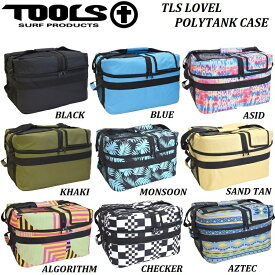 【 TOOLS ツールス 国内正規品 】2022 TLS LOVEL POLYTANK CASE COVER ポリタンク カバー ケース 保温 保冷 バッグ かばん 12L リッター × 2個用 クーラーボックス サーフィン アウトドア キャンプ 防水 BLACK BLUE KHAKI ASID ALGORITHM AZTEC MONSOON SAND TAN CHECKER