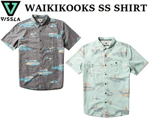 yVISSLA / BXz yKiz y^[pbNCg(ǐՉ\[)w/z (21SP) Waikikooks SS Shirt CLN[NX Vc rX  Y j T[t T[tB M506SWAI