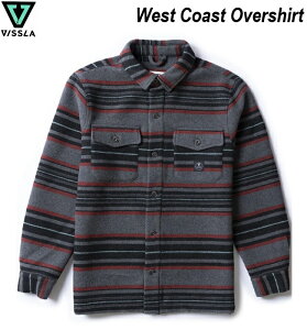 y VISSLA / BX z 2024 FALL Ki West Coast Overshirt EGXgR[Xg I[o[Vc LONG SLEEVE WOVEN SHIRTS  Vc rX T[tB T[t jp Y OX[u GRH M5