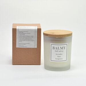 BALMY バルミー フレグランスキャンドル 136g Blush like a peony/Half asleep/Back memories/Meet at the lobby アロマ キャンドル ルームフレグランス ウッド芯 リビング 寝室 100% ナチュラル ソイワックス 落ち
