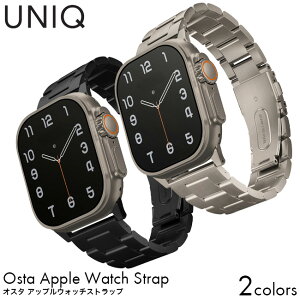 UNIQ OSTA APPLE WATCH STEEL STRAP WITH SELF-ADJUSTABLE LINKS AbvEHb` Xgbv IX^ 49/46/45/44/42MM Ultra Series 11/SE3/10/9/8/7/6/SE2/SE/5/4 Ή fB[X Y jZbNX