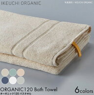 IKEUCHI ORGANIC イケウチオーガニック タオル オーガニック120 バスタオル 72×145cm アイボリー/ミント…