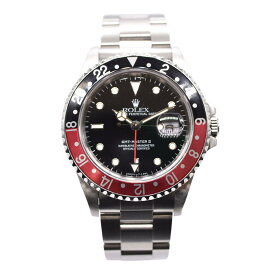 ロレックス GMTマスター II 16710 U番 赤黒ベゼル ファットレディ メンズ ユニセックス　Rolex GMT-Master II 【中古】【送料無料】【腕時計】