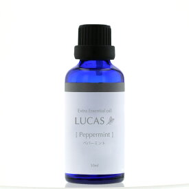 ペパーミント エッセンシャルオイル 【爽快感、リフレッシュ、集中力】天然成分 100% Spearmint 精油 LUCAS ルカスの精油 アロマ クレンズ