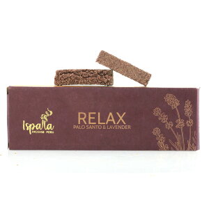 �p���T���g�����x���_�[�@�����y�����b�N�X�zIspalla - Relax (Palo Santo & Lavender) Incense Tablets