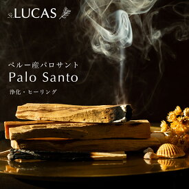 パロサント・スティック 【聖なる木 ペルー産 Palo santo 8本入　浄化&邪気祓い】LUCAS ルカス