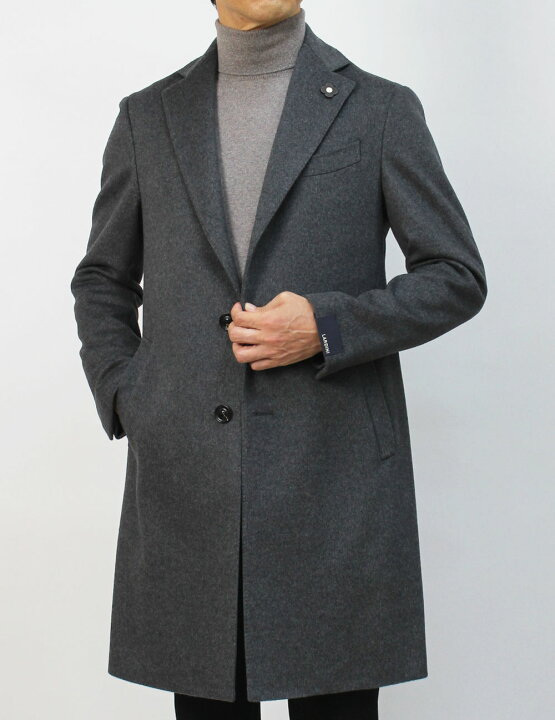 楽天市場】ラルディーニ / LARDINI / チェスター コート / ウール 3釦 