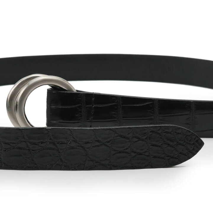 楽天市場】ザ ソール / THE SOLE / クロコダイルレザー / ダブルリング  