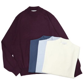 クルチアーニ / Cruciani / モックネック ハイゲージ ニット / 27ゲージメリノ / JU4503-10LM3 【全4色】【SALE 20】