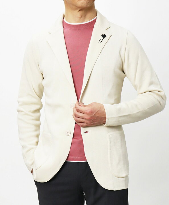 楽天市場】ラルディーニ / LARDINI / ニット ジャケット / 細身型  