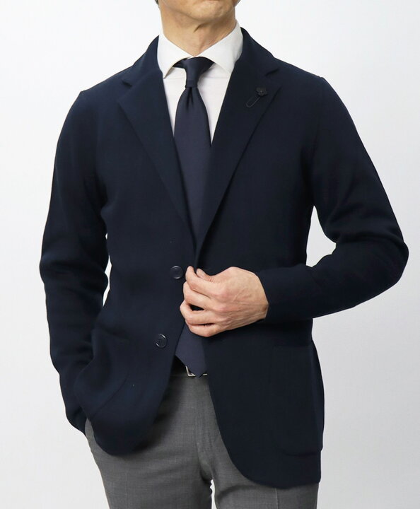 楽天市場】ラルディーニ / LARDINI / ニット ジャケット / 細身型  