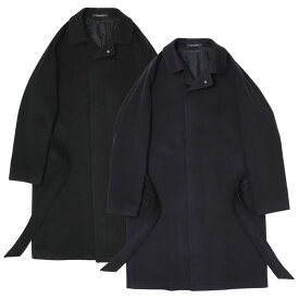 タリアトーレ / TAGLIATORE / バルカラーコート / ベルト付き / ウール カシミヤ / SALOMON-350001U 【ネイビー/ブラック】