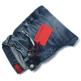レッド カード / RED CARD / デニム パンツ / ウォッシュド ストレッチ / リズム / Rhythm / Slim Tapered / 71M86301vmd 【ユーズドブルー.kita-Vintage Mid】