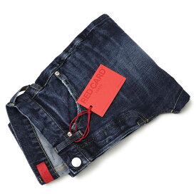 レッド カード / RED CARD / デニム パンツ / ウォッシュド ストレッチ / リズム / Rhythm / Slim Tapered / 71M86301vdk 【インディゴ.kita-Vintage Dark】
