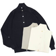 フィリッポ デ ローレンティス / FILIPPO DE LAURENTIIS / スタンドカラーニット / crepe cotton / クレ…