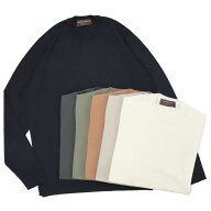 フィリッポ デ ローレンティス / FILIPPO DE LAURENTIIS / 長袖 クルーネック ニット / crepe cotton / …