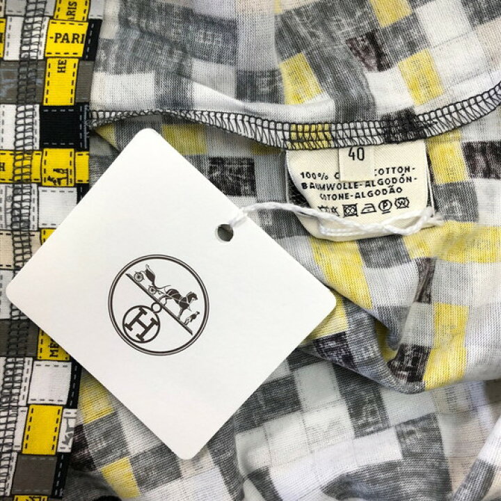 楽天市場】HERMES エルメス レディース 半袖Tシャツ ボルデュック 