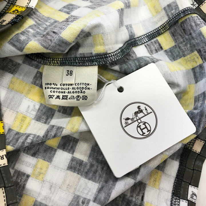 楽天市場】HERMES エルメス レディース 半袖ワンピース ボルデュック  