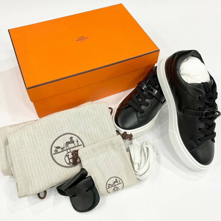 楽天市場】HERMES エルメス デイドリーム スニーカー ケリー金具 