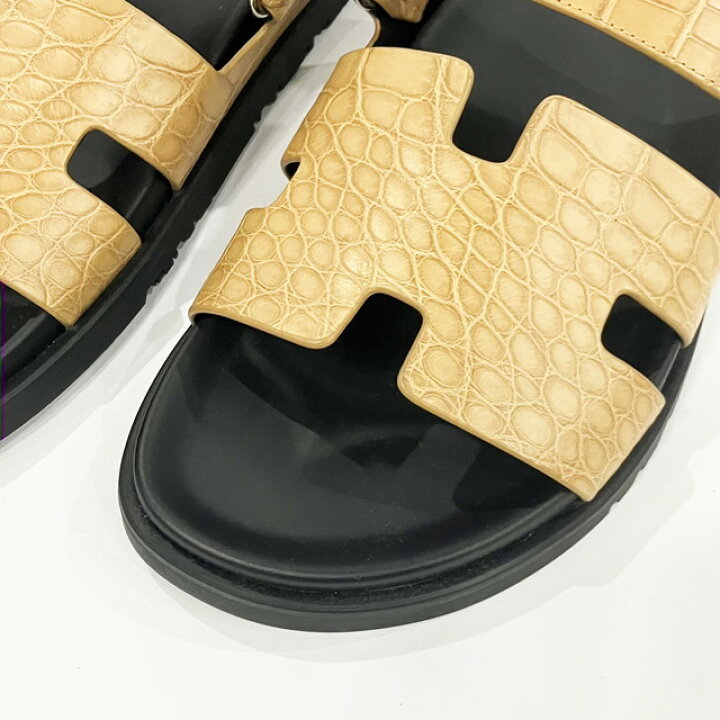 楽天市場】希少！レア！HERMES エルメス サンダル シプレ アリゲーター 