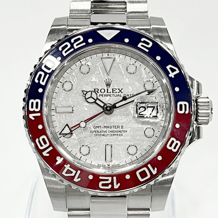 楽天市場】ROLEX ロレックス GMTマスター2 126719BLRO メテオライト 