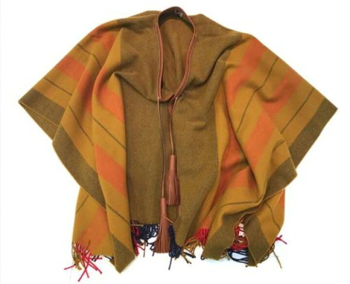 楽天市場】HERMES エルメス タッセル付ポンチョ ロカバール ムタード  