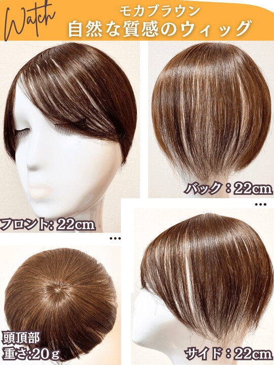 楽天市場】【3/20限定 ポイント5倍】 部分ウィッグ ヘアピース トップ 
