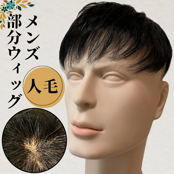 楽天市場】ウィッグ メンズ 人毛 おしゃれ メンズウィッグ かつら  