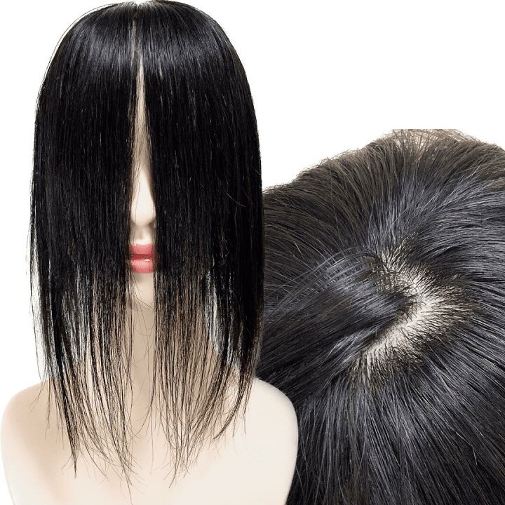 楽天市場】部分ウィッグ ヘアピース ポイントウィッグ トップピース 