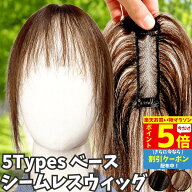 【P5倍&クーポン マラソン限定】 部分ウィッグ ヘアピース ポイントウィッグ 女性 レディース 人毛100% …