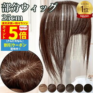 【P5倍&クーポン マラソン限定】 部分ウィッグ ヘアピース ポイントウィッグ 女性 レディース 人毛100% …