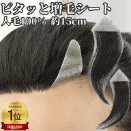 部分ウィッグ 貼るウィッグ 人毛100% 生え際 三角形 総手植え 貼る増毛 増毛シート 付け毛 薄毛 部分かつ…