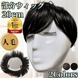 部分ウィッグ ヘアピース 人毛100% トップカバー 増毛かつら トップウィッグ カバーピース ポイントピース トップピース かつら 男性 女性 ウイッグ メンズ レディース 白髪 円形脱毛 つむじ 頭頂部 脱毛 人毛 ショート 自然 白髪隠し 医療用