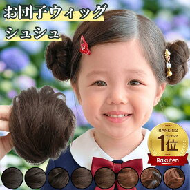 お団子 ウィッグ シュシュ ストレート お団子ウィッグ ポイントウィッグ 子供 キッズ クリップ お団子ヘア レディース 小さめ 髪飾り フラダンス 七五三 つけ毛 シニヨン ミニ 入園 卒園式 ダンス 浴衣 着物 和装 まとめ髪 シュシュウィッグ