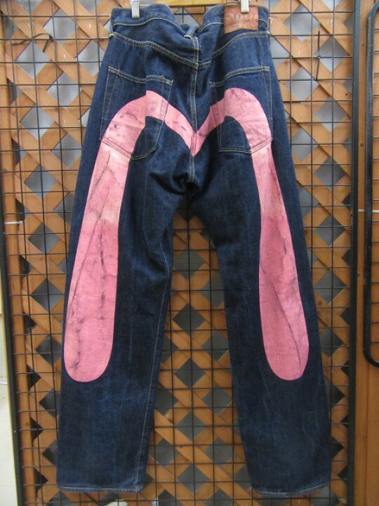 楽天市場】【中古品】 EVISU エヴィス エビス ジーンズ ピンク 大黒  